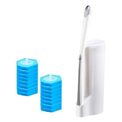 China New Style 2021 Sustainable Disposable Toilet Wand Disposable Toilet Cleaning System - 16 Heads Toilet Wand Replacement Disinfection for sale