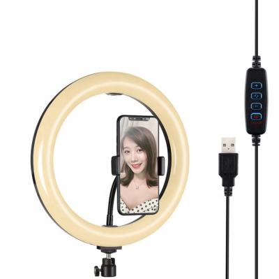 China Cheap ABS 4.7 Inch 26 cm LED Beauty Live Broadcast Ring Light and Makeup Selfie Light for sale