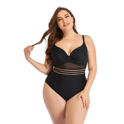 China Big Size Pus Women's Swimwear Swimwear Women Bikini One Piece Breathable Sexy Swimwear for sale