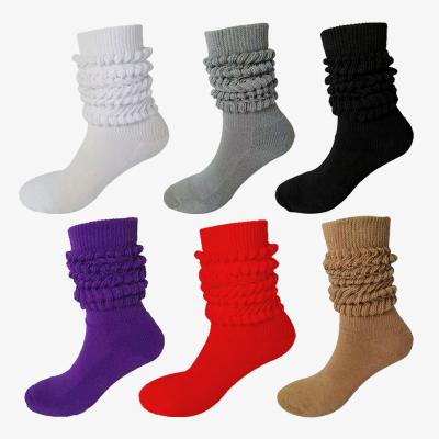 China Antibacterial Wholesale Custom Logo Girls Socks Slouch Loose Socks For Women for sale