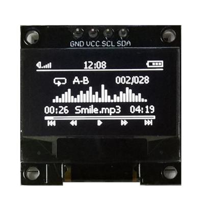 China 128*64 0.96 i2c oled small OLED 4 PIN White /Blue/Yellow-Blue display 0.96 inch screen for sale