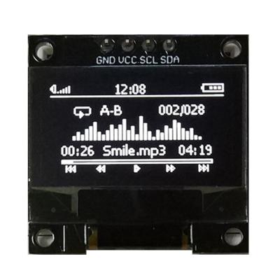 China Mini 128x64 OLED Display 0.96 Inch I2C SPI 30 Pin OLED Module White Blue Yellow Blue 0.96 for sale