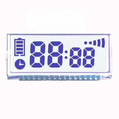 China Custom Size 4 Segment Digit 7 Segment Monochrome LCD 31x15 mm for sale