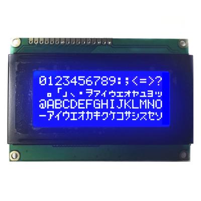 China 20x4 Character Lcd Display Blue / Yellow Green Lcd Display 3.2 Inch for sale