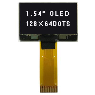 China Factory supplied 1.54 inch OLED display 128x64 dots cog module for smartwatch 45.24*29.14*2.0mm for sale