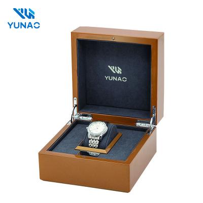 China Recyclable High End Factory Manufacture Customized Design MDF Wooden With Pillow  Wooden Watch Storage Box For Wholesale for sale