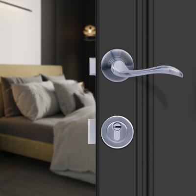 China Modern Durable Hardware Accessories Interior Door Handles Zinc Alloy Lever Handle for sale