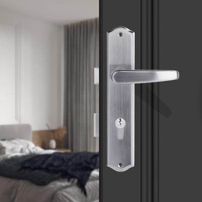 China Modern Home Hardware Safety Door Lever Handle Zinc Alloy Door Handles Set Internal Door Handles for sale