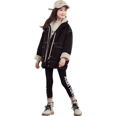 China Viable Girls Sheared Coat Winter Coat For Girl Fashion Warm Coat for sale