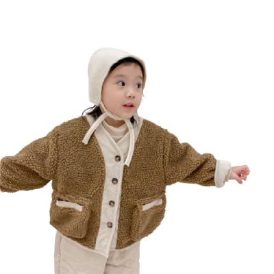 China New Arrival Kids Breathable Winter Jacket Warm Lamb Velvet Kids Clothes Girls Thick Coat for sale