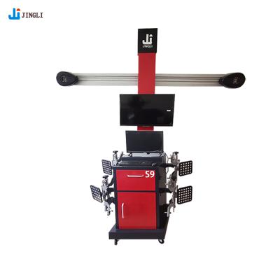 China Wheel Angles 3D Car Alignment Device Factory Price Four Wheel Wheel Alignment Measuring Machine With CE and ISO Certificate S9 for sale