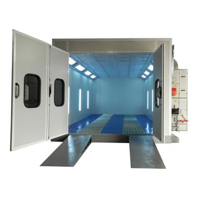 China CE Approved Car Painting Equipment Spray Booth For Automobile Repair Service 8030*6000*3500 for sale