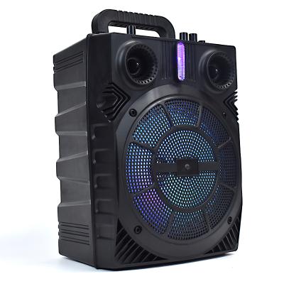 China Blue Tooth Speakers Karaoke Light LED Trolley Speaker Colorful Portable KTV Karaoke Speakers Karaoke System for sale