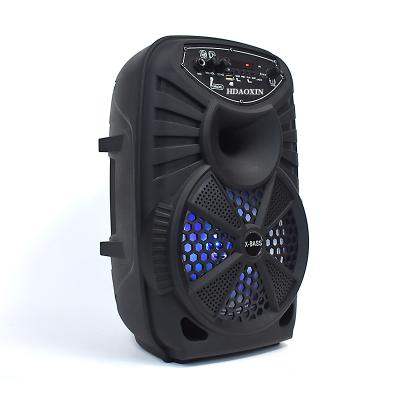 China Colorful LED Light High Fidelity LED Light Led Bass Party Light Wireless Box Speaker Box 100 Outdoor Speaker BT Karaoke Wireless Speaker for sale