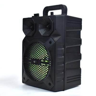 China Karaoke Woofer Subwoofer Large Power Aoxin LED Light Portable Sound Wireless Speaker Colorful Professional DJ Party for sale