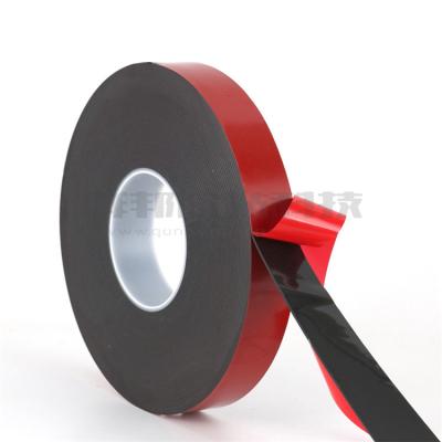 China Hot sales custom vhb foam acrylic adhesive tape heat resistant tape red black tape for sale