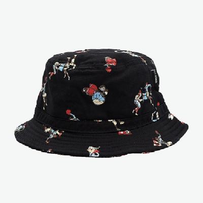 China Various Character Types Of Cool Custom Printed Bucket Hats for sale