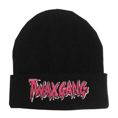 China Hip-hop JOINT wholesale wool winter beanie custom knitted hat for sale