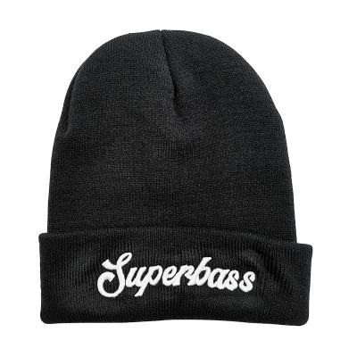 China Hot Selling Custom Logo Color Winter Hat Acrylic Beanie COMMON for sale