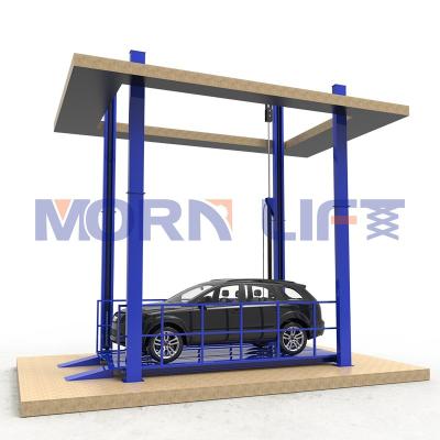 China Customizable Anti-rust Hydraulic Car Lift MORNING Post Four Car Platform Hydraulic Car Lift Parking Equipment For Vehicle Lift Universal 3m*6m for sale