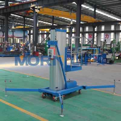 China Aluminum Hydraulic Vertical Personnel Lift Aerial Platform 0.67x0.66m for sale