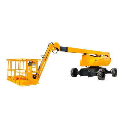 China Building Material Shops 16m Self Propelled Articulating Man Lift /trailer Mounted Boom Lift Price for sale