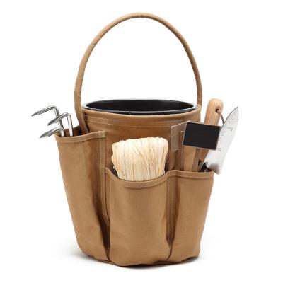 China PU etc Manufacturer Custom Portable Outdoor Nylon Garden Tool China Polyester Oxford Canvas Kit Bag Garden Tool Tote for sale