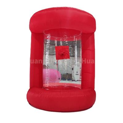 China Outdoor and Indoor Inflatable Catch Money Grabbing Machine Movable Outdoor Customized Advertising for sale