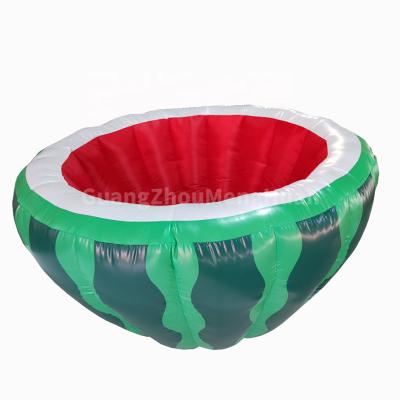 China Amusement Products Inflatable Revolving Watermelon Chair Toys Universe Theme Round Chair Funny Kids and Adults Advertisement for Sale for sale