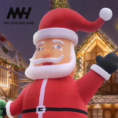 China Christmas Carnival Inflatable Santa Claus Cartoon Toy Father Customized for Christmas Decorations Christmas Outdoor Festival for sale