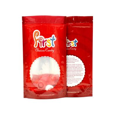 China Recyclable Biodegradable Pouch Bag Smell Proof Gummy Holder Up Pouch Ziplock Edible Packaging Custom Printed 3.5 Mylar Bags for sale