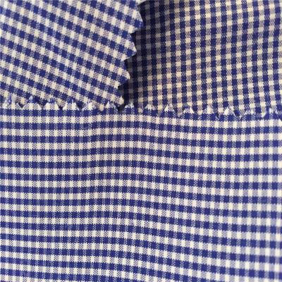 China Warehouse Wholesale 60% Cotton 40% Organic Polyester Yarn Dyed Checks Fabrics For Dresses Shirt for sale