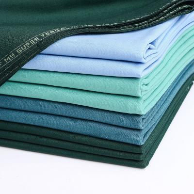 China Cheap Textile Supply Chain Price 170GSM TR 80/20 Viscose Polyester Suit Fabric Selvage Fabric Shrink-Resistant For Gabardine Uniform Cloth for sale