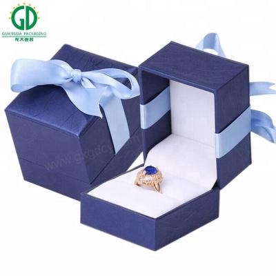 China Recyclable Customized Luxury Paper Jewelry Box With Fast Delivery Time for sale