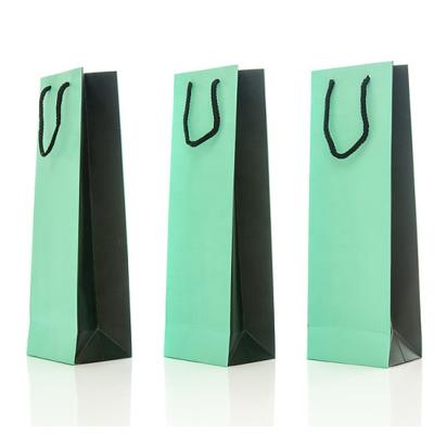 China Free Samples High Quality Paper Carrier Bags Recyclable With Flat Handle for sale