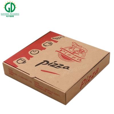 China Customized Moisture Proof Corrugated Paper Packaging Box For Pizza 6inches High Quality Pizza Box for sale