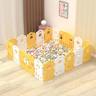 China Foldable Adult Baby Playpen Lust Baby Trend Plastic Playpen Large Size Easy To Carry Plastic Care Fence For Babies And Children for sale