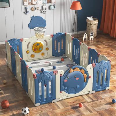 China Modern Plastic Baby Play Yard Safety Plastic Fence Kids Large Baby Playpen for sale