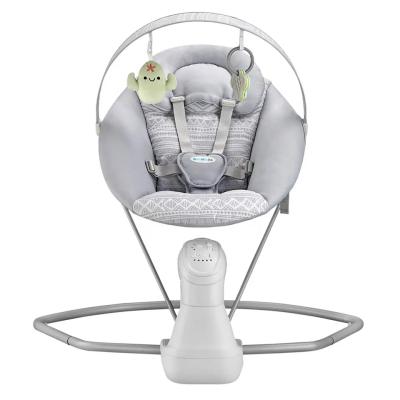 China Automatic Electric Rocking Chair Vibration Baby Chair Baby Bouncer with Adjustable Canopy Vibrating Baby Swing for sale