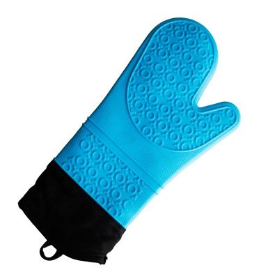 China Professional Silicone Printed Oven Mitt Oven Mitts Liner Cooking BBQ Waterproof Heat Resistant Gloves for sale