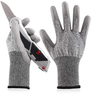 China Protect your hands. Comfort Grip Machine Work Stretch Level 5 Comfortable Durable Washable Anti Cut Gardening Kitchen Cut Resistant Gloves for sale