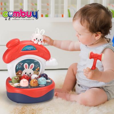 China Electric musical toy practicing touch hammer table baby activity hammer baby activity table electric musical educational touch training toy for sale