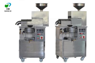 China full automatic small business peanut.sesame oil extracting machine with roast function for sale