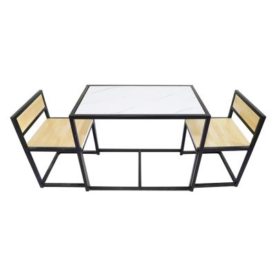 China Nordic Home Light Luxury MDF Single Dining Table Set Dinner Table MDF Dining Table Set MDF Simple Dining Table Set for sale