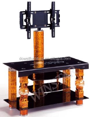 China Glass coffee table living room plasma LCD TV stand table furniture / new model TV stand and TV cabinet for sale