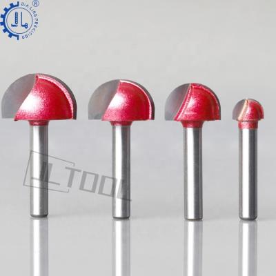 China Tideway CNC Milling Core Box Machining Cutter Engraving Tool Cove Core Box Router Bit 1/4 Radius Round Bottom Cutter for sale