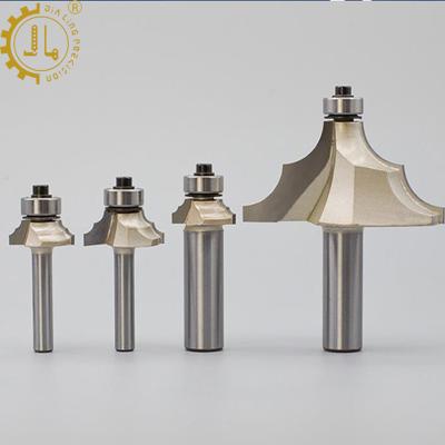 China Carbide Tideway Double Roundover Router Bit 6.35Mm 12.7Mm Shank CNC Tools Double Roundover Router Bit For Woodworking for sale