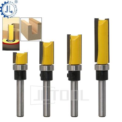 China CNC Pattern Balance Milling Top Bearing Flush Router Bit 1/2 Shank 1/4 Shank Pattern Bit for sale