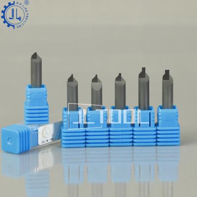 China CNC Machining Milling PCD Diamond Router Bit Engraving Tool For Marble Granite PCD Diamond For Cutting Tip V Groove Bit for sale