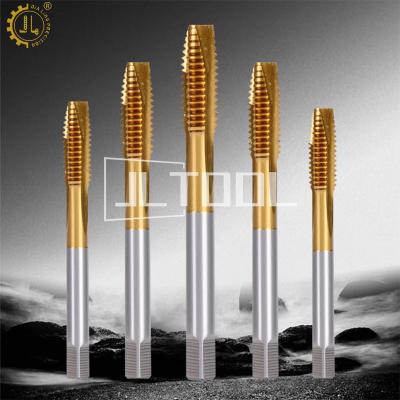 China CNC Milling Machining Spiral Pointed Tap With Coating For General Steel Full Range Of Sizes With Heat And Wear Resistance Surface TIN Coating for sale